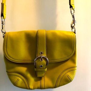 Coach Vintage Green Crossbody Purse